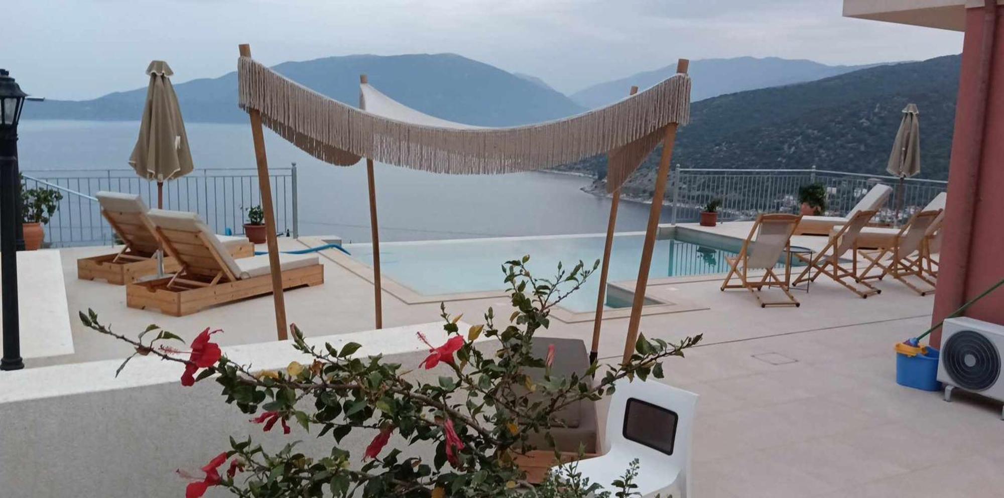 Augustela Villa Seaview Vacation Villa Айя-Евфимия Экстерьер фото